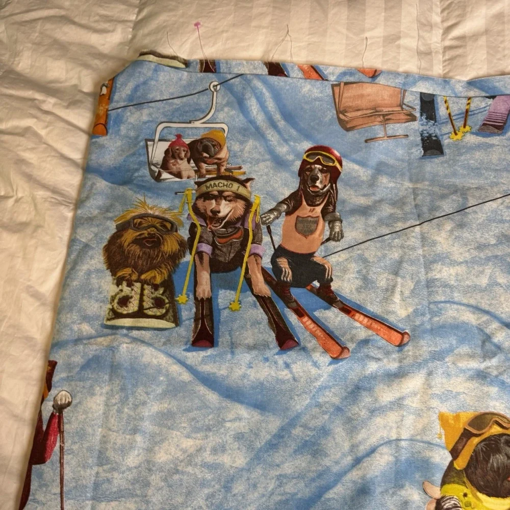 Vtg JOHN WOLF Textiles Bryan Moon 